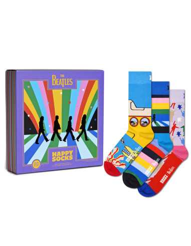 Happy socks confezione regalo beatles taglia 40/46