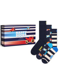 Happy socks confezione regalo Navy taglia 40/46