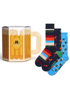 Happy socks confezione regalo Wurst and beer taglia 40/46