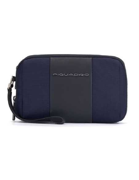Piquadro pochette Brief 2 in tessuto riciclato per uomo
