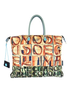BORSA GABS TRIP PRINT IN NYLON GRANDE