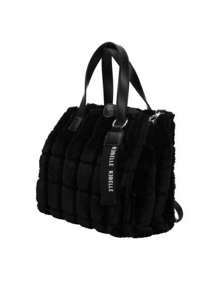 BORSETTA REBELLE POPPY IN PELLICCIA