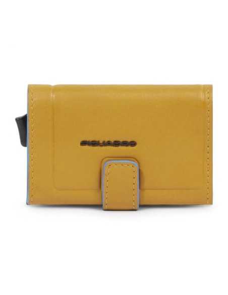 PORTACARTE PIQUADRO SLIDING IN PELLE