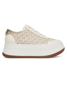 Sneakers Michael Kors in pelle con plateau 2