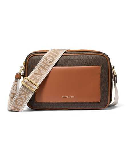 Michael Kors camera bag in pelle martellata