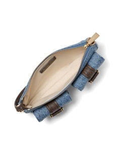 Michael Kors tracollina in denim con tasche 2