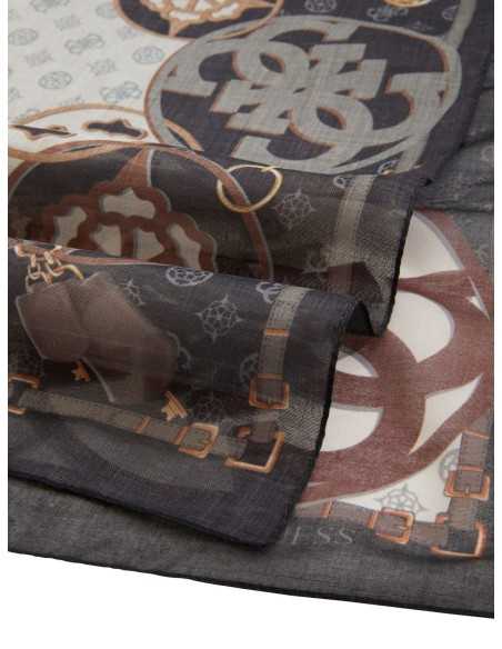 Guess sciarpa stampa logo