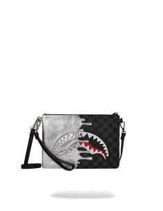 Sprayground pochette Silver side drip crossover