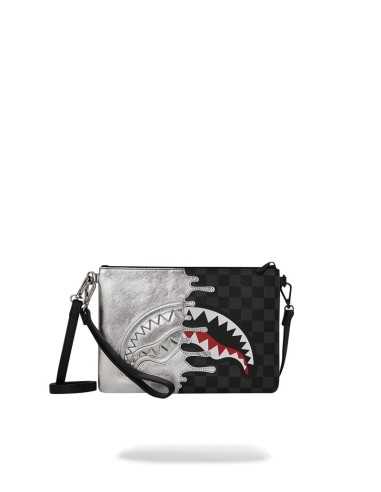 POCHETTE SPRAYGROUND SILVER SIDE DRIP...
