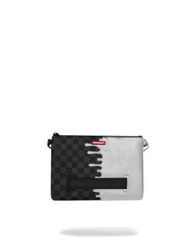 Sprayground pochette Silver side drip...
