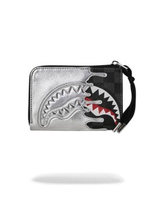 Sprayground portafoglio Silver side drip