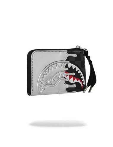Sprayground portafoglio Silver side drip
