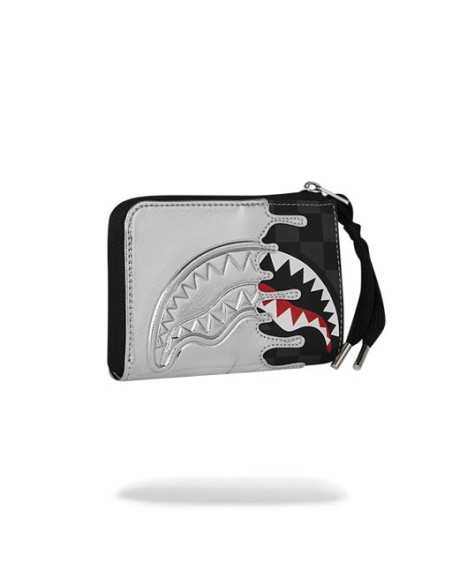 Sprayground portafoglio Silver side drip