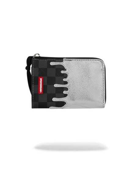 Sprayground portafoglio Silver side drip