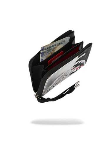 Sprayground portafoglio Silver side drip