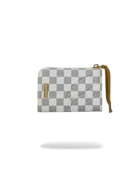 Sprayground portafoglio Graff embossed cream check