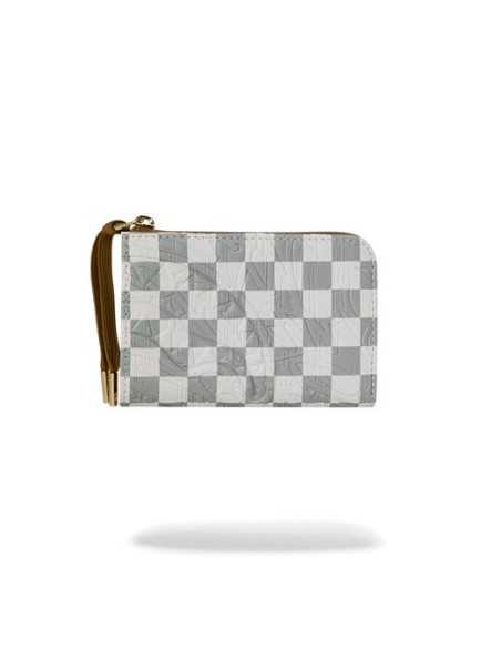 Sprayground portafoglio Graff embossed cream check