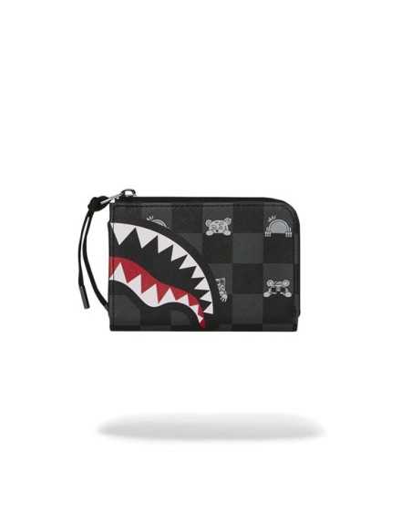 Sprayground portafoglio Gray Peeking character check