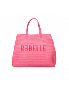 Rebelle shopping bag in paglia