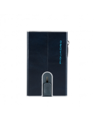 Piquadro compact wallet for banknotes and credit cards