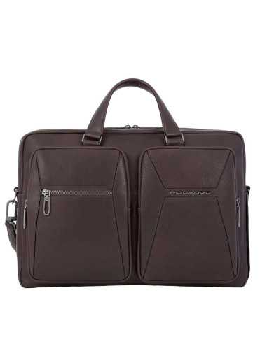 Piquadro computer 15.6" and iPad®Pro 12.9" briefcase