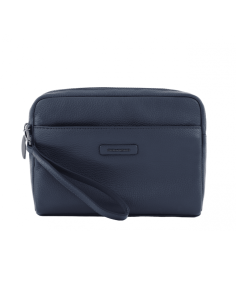 Piquadro clutch for iPad®mini with removable wrist strap