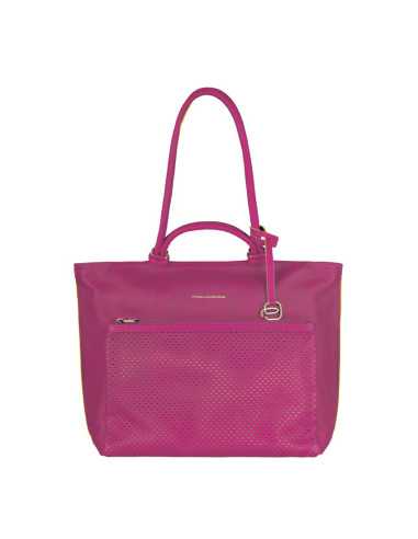 Piquadro leather shopping bag